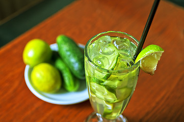 Image showing cucumber lemonade