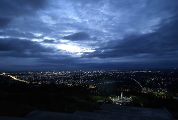 Image showing City panorama at night
