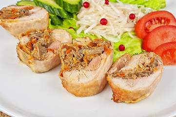 Image showing Chicken rolls