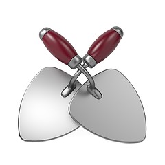 Image showing Two Construction Trowel.