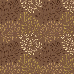 Image showing Floral seamless pattern.