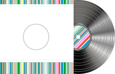 Image showing retro-styled vinyl with modern cover