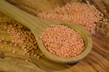 Image showing Red lentils