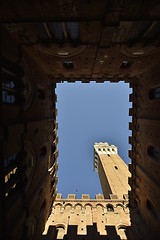 Image showing Torre del Mangia (Siena)