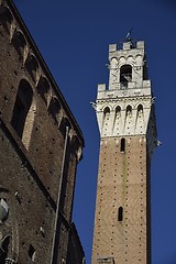 Image showing Torre del Mangia (Siena)