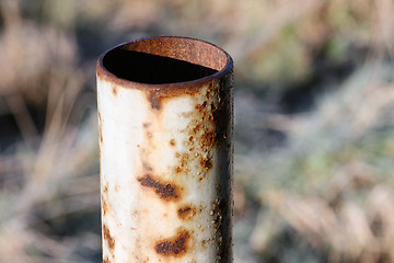 Image showing rusty tube