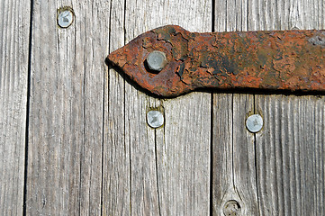 Image showing old door detail