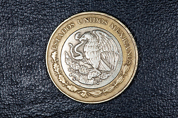 Image showing ten mexican peso coin