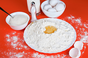 Image showing Baking ingredients