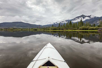 Image showing kayak on Lake Dillon