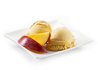 Image showing Mango ice cream