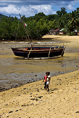 Image showing  house child and coastline 
