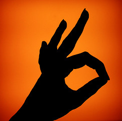 Image showing Hand - Ok sign