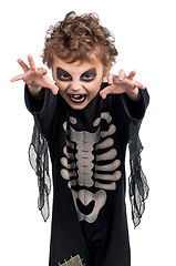 Image showing Child in halloween costume