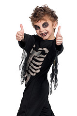 Image showing Child in halloween costume