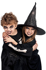 Image showing Child in halloween costume