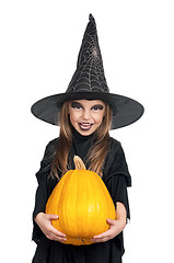 Image showing Child in halloween costume