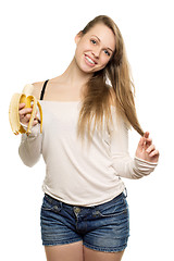 Image showing Pretty smiling woman