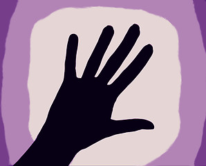 Image showing Hand Design - Retro