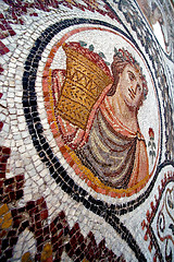 Image showing  mosaic piece of  ceramics 