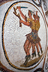Image showing warrior mosaic