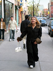 Image showing Girl on a street