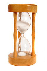 Image showing wooden hourglass