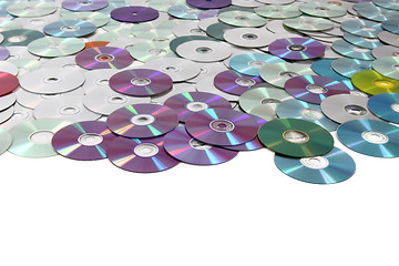 Image showing CD and DVD  technology background