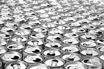 Image showing empty cans background