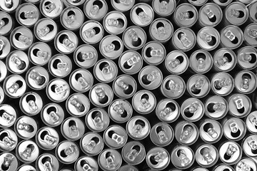 Image showing empty cans background