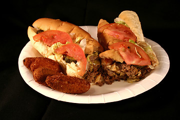 Image showing Cheesesteak Sandwich