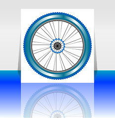 Image showing Bicycle Wheel Symbol