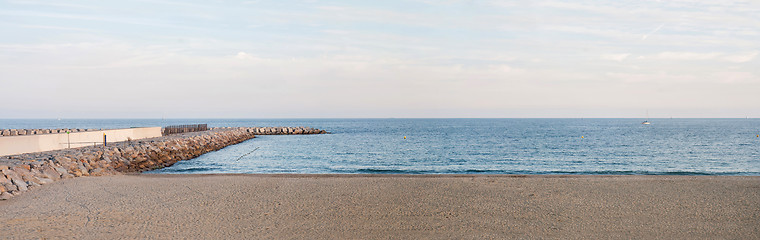 Image showing Panoramic sea landscape