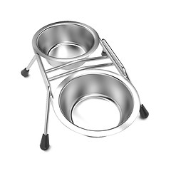 Image showing Metal Pet Bowl.