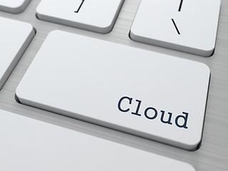 Image showing Cloud Computing Button.