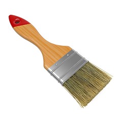 Image showing Paintbrush Isolated on White Background.