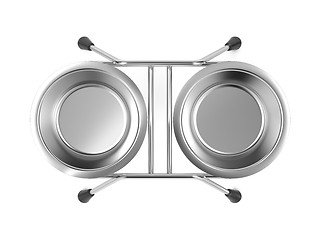 Image showing Metal Pet Bowl.