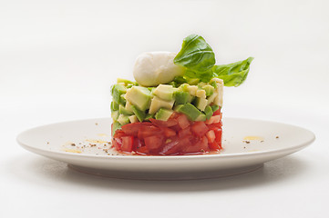 Image showing Fresh salad on the plate