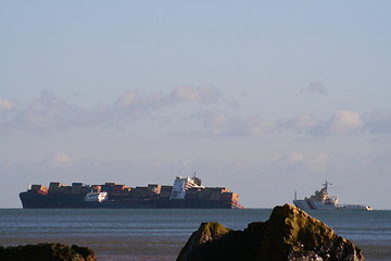 Image showing Shipwreck. MVC Napoli. January 2007