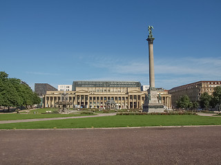 Image showing Schlossplatz (Castle square) Stuttgart