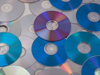 Image showing CD DVD DB Bluray disc