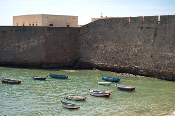 Image showing Boats in Cadis