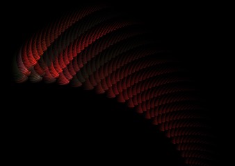 Image showing Dark red fractal