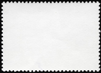 Image showing Reverse side of a postage stamp.