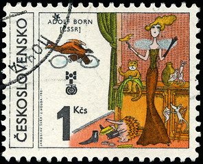 Image showing CZECHOSLOVAKIA - CIRCA 1981: The stamp printed in Czechoslovakia