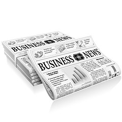 Image showing Concept - Business News