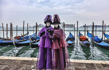 Image showing Venetian Couple