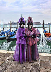 Image showing Venetian Couple