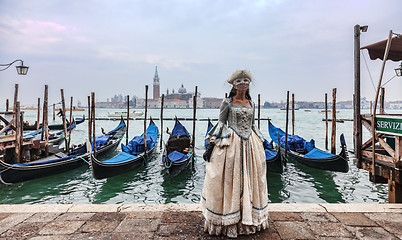 Image showing Venetian Lady