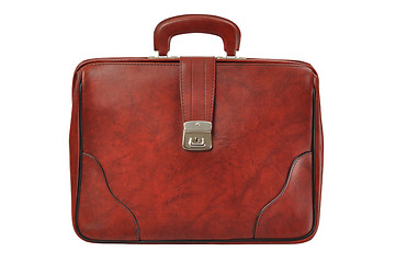 Image showing Brown Leather Briefcase